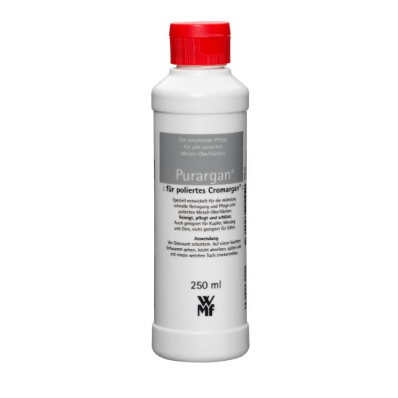 WMF Purargan Cleaning Solution 250ml – for Polished Metal Surfaces