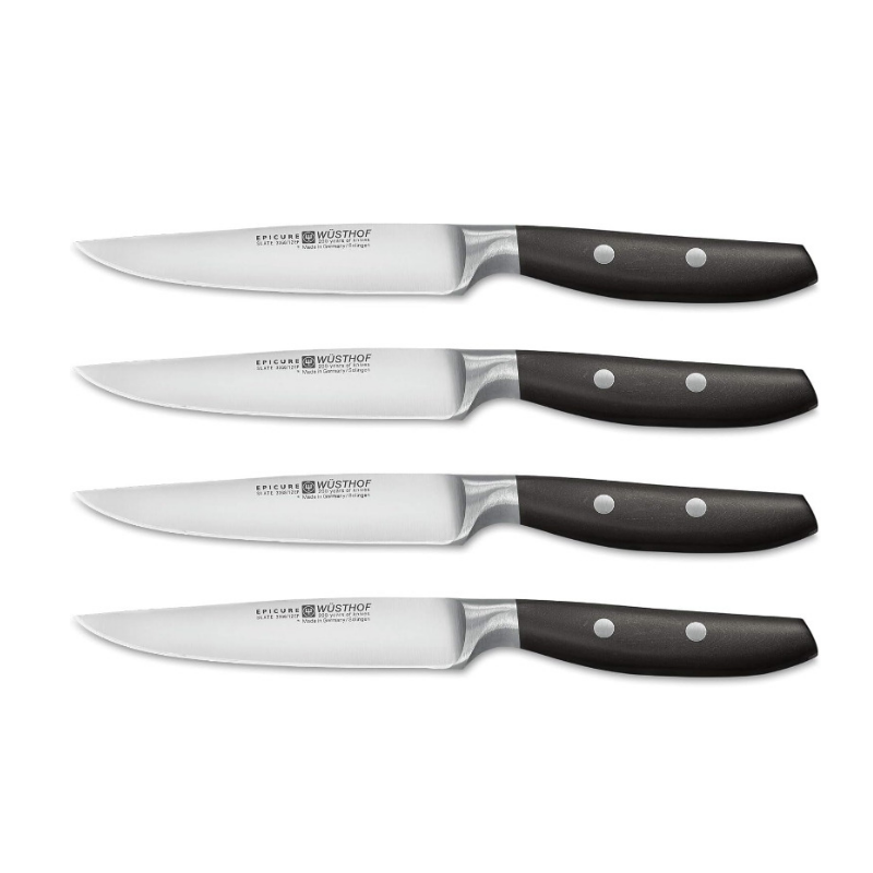 WÜSTHOF Epicure Slate Steak Knife Set 4-Piece Premium German Craftsmanship