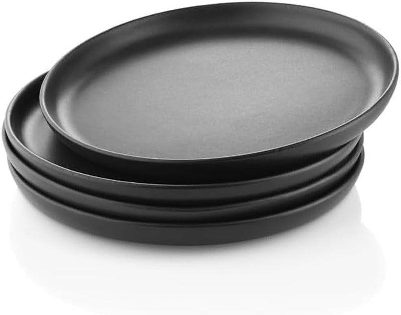 EVA SOLO Nordic Kitchen Plate Ø21cm Black Everyday Elegance in Stoneware