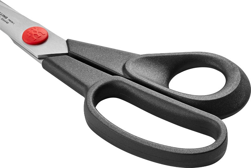 ZWILLING TWIN L Schneiderschere - Schere, Stoffschere Aus Rostfreiem Edelstahl Mit Glasfaser Verstärktem Griff, 22 CM, Schwarz-Silber
