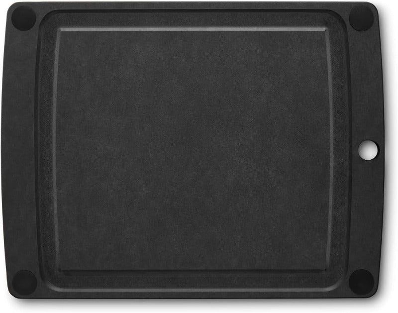 Victorinox Schneidebrett, All-In-One, Cutting Board M 36.8 X, 28.5 X, 0.6, Saftrille, Klingenschonend, Rutschfest, Spülmaschinengeeignet, Schwarz
