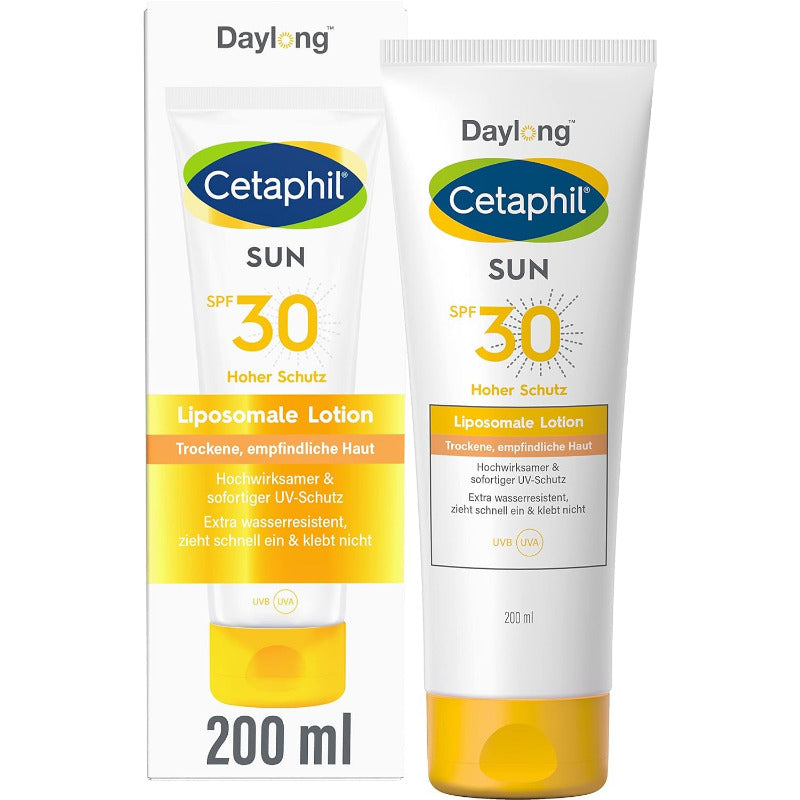 CETAPHIL SUN Liposomal Lotion SPF 30 – 200ml | Dermatological Sunscreen for Dry & Sensitive Skin