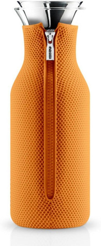 EVA SOLO | Kühlschrankkaraffe 1,0L | Für Heiße Und Kalte Getränke | Spülmaschinenfestes Borosilikatglas | Ausgießer Aus Edelstahl Und Silikon | Passend Für Die Meisten Kühlschranktüren