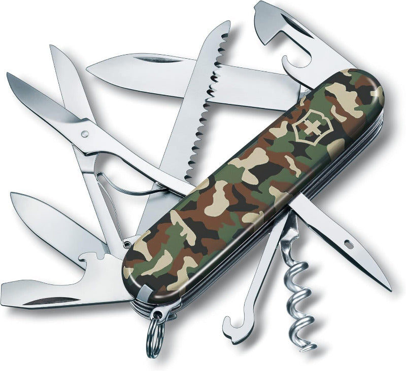 Victorinox Huntsman Swiss Army Knife – 15 Function Multitool
