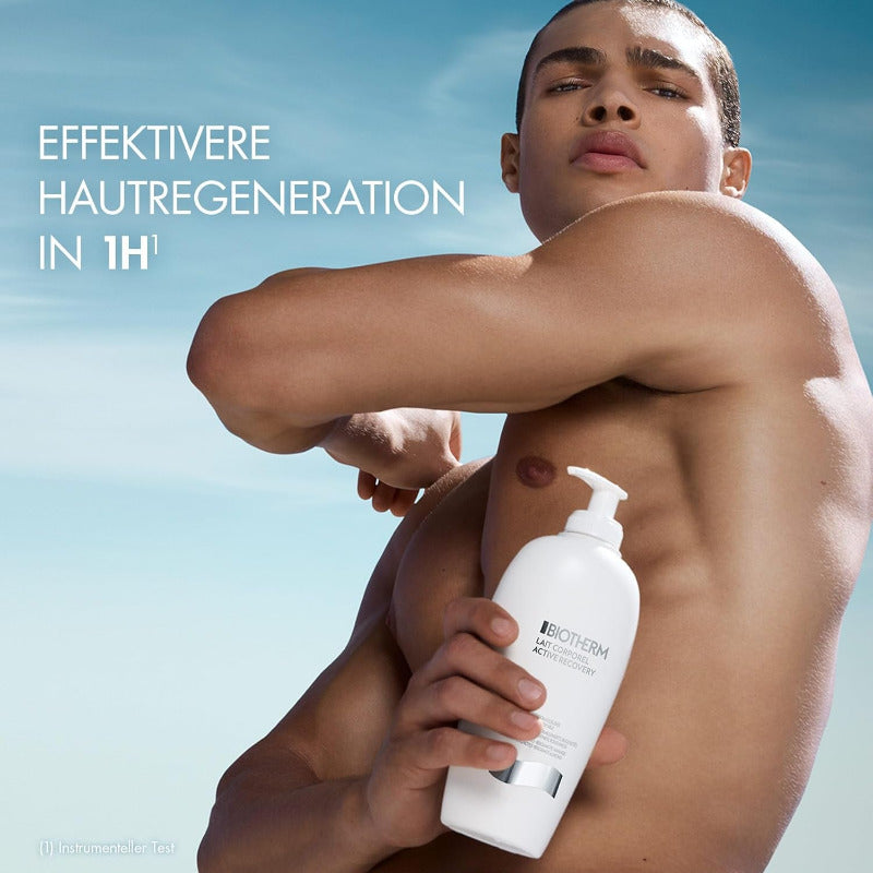 Biotherm Lait Corporel Active Recovery Bodylotion, Intensive Feuchtigkeitspflege Für Alle Hauttypen, Beruhigende Körperpflege, 400Ml
