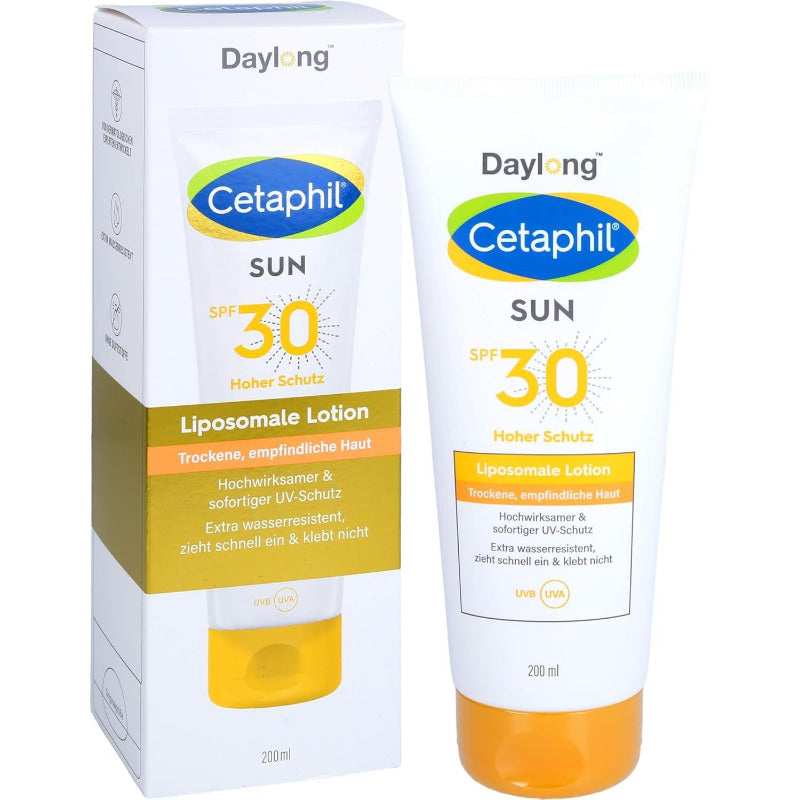 CETAPHIL Sun LSF 30 Liposomale Lotion – Broad-Spectrum Sunscreen for Sensitive Skin (200ml)