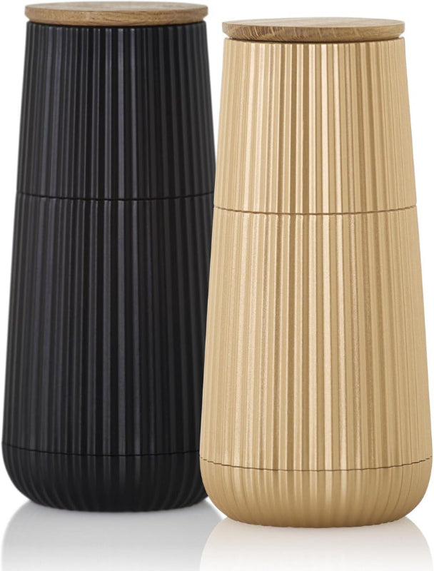 ADHOC MP150 Scape Salt & Pepper Mill Set – Black & White