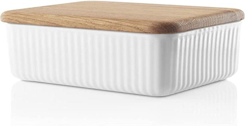 Eva Trio Legio Nova Butter Dish with Wood Lid