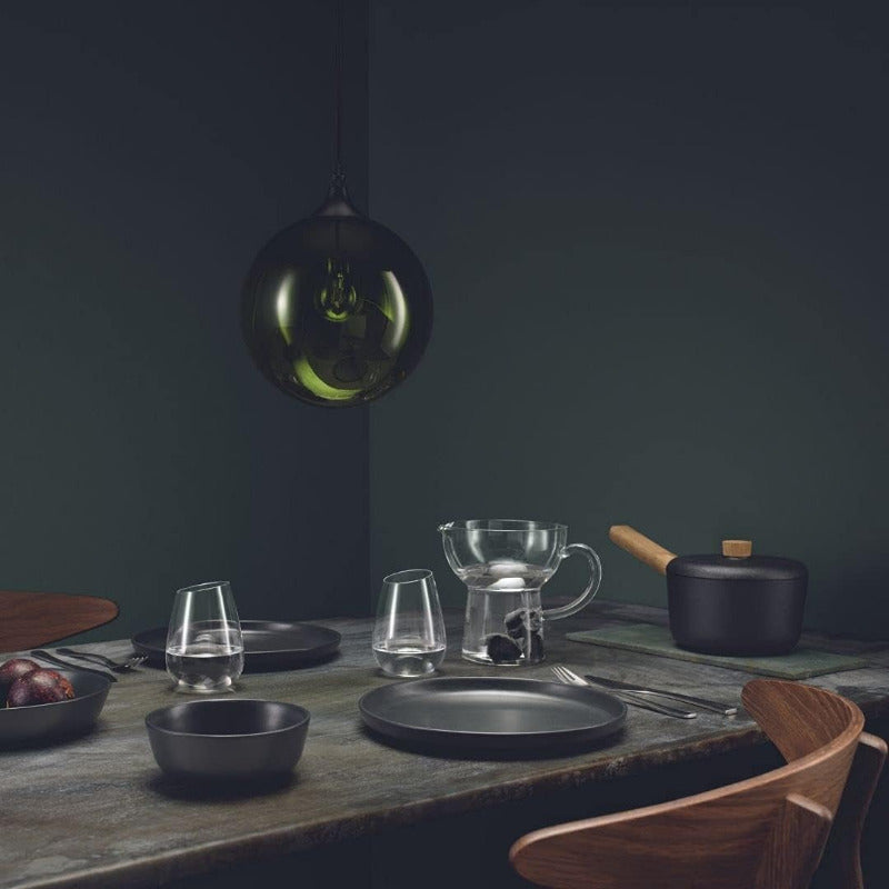 EVA SOLO Nordic Kitchen Plate Ø21cm Black Everyday Elegance in Stoneware