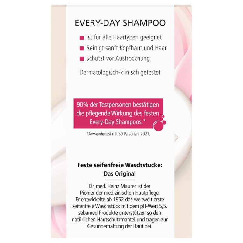 SEBAMED Every-Day Solid Shampoo Bar 80g - Gentle Daily Hair Cleanser