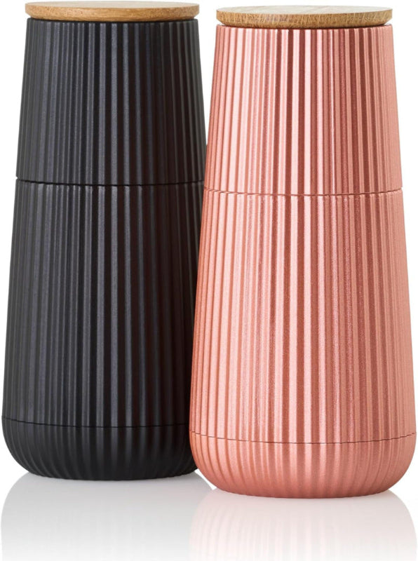 ADHOC MP150 Scape Salt & Pepper Mill Set – Black & White
