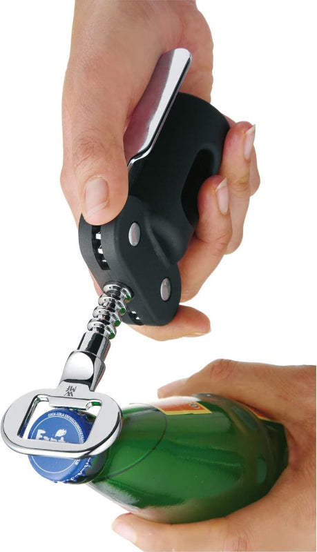WMF Clever&More Corkscrew Wine Opener – 20 cm With Foil Cutter and Bottle Opener