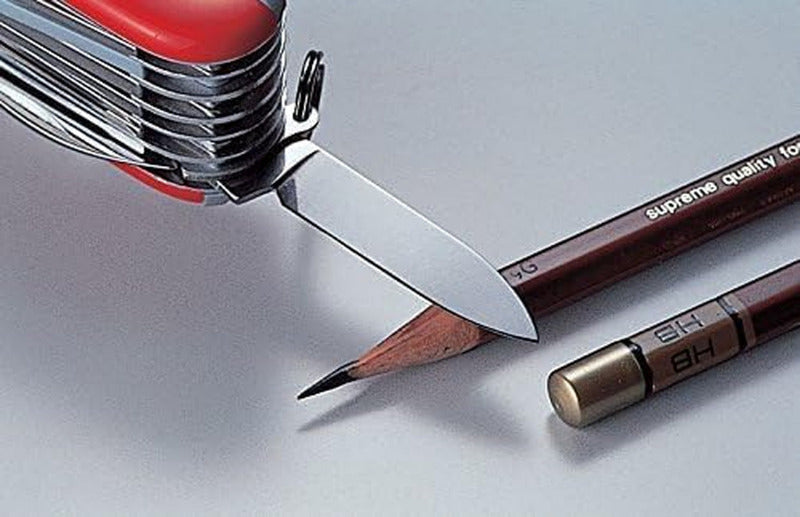 Victorinox Explorer Swiss Army Knife – 16 Function Multitool Pocket Knife with Blade, Corkscrew, Can Opener – Classic Red