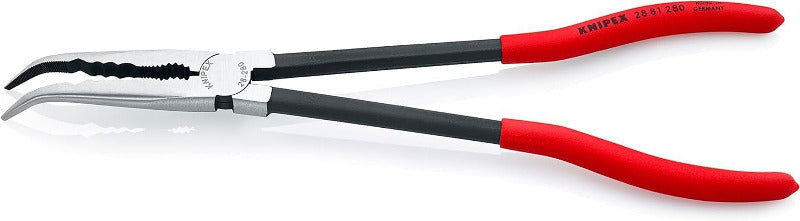 KNIPEX 28 81 280 Long‑Reach Montierzange – 280 mm Needle‑Nose Plier with Transverse Profiles
