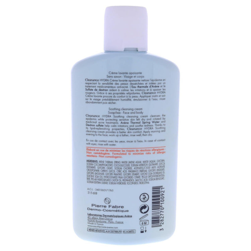 AVENE Cleanance HYDRA Soothing Cleansing Cream 200ml Almond