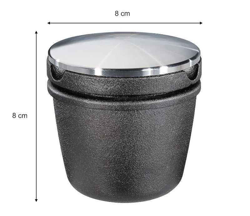 ZASSENHAUS 76134 Spice Grinder & Mortar – Cast Iron with Storage Lid | 8cm