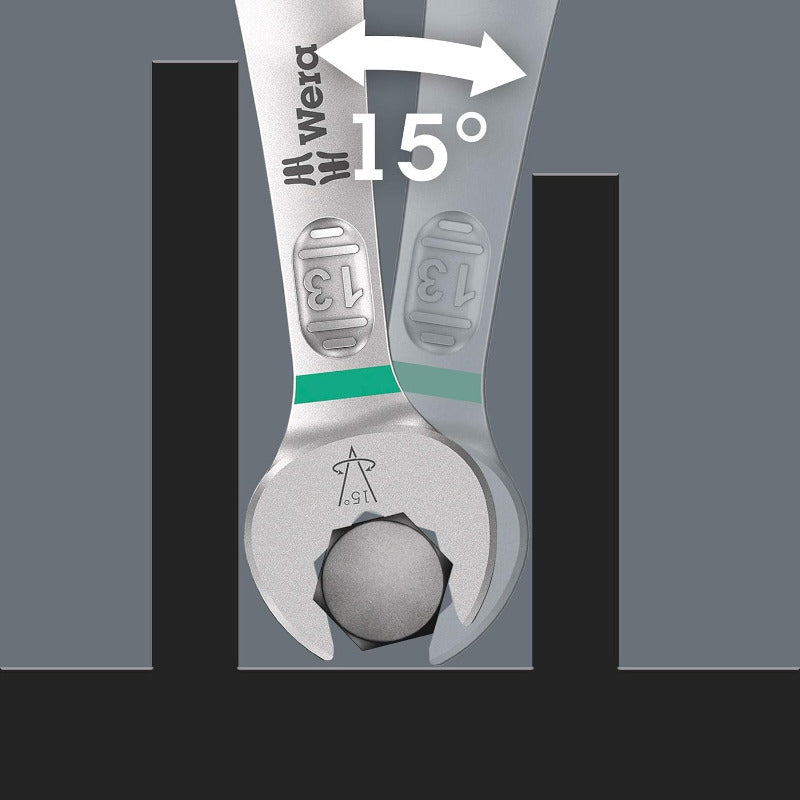Wera 6003 Joker 15-Piece Metric Ring Spanner Set – 05020302001