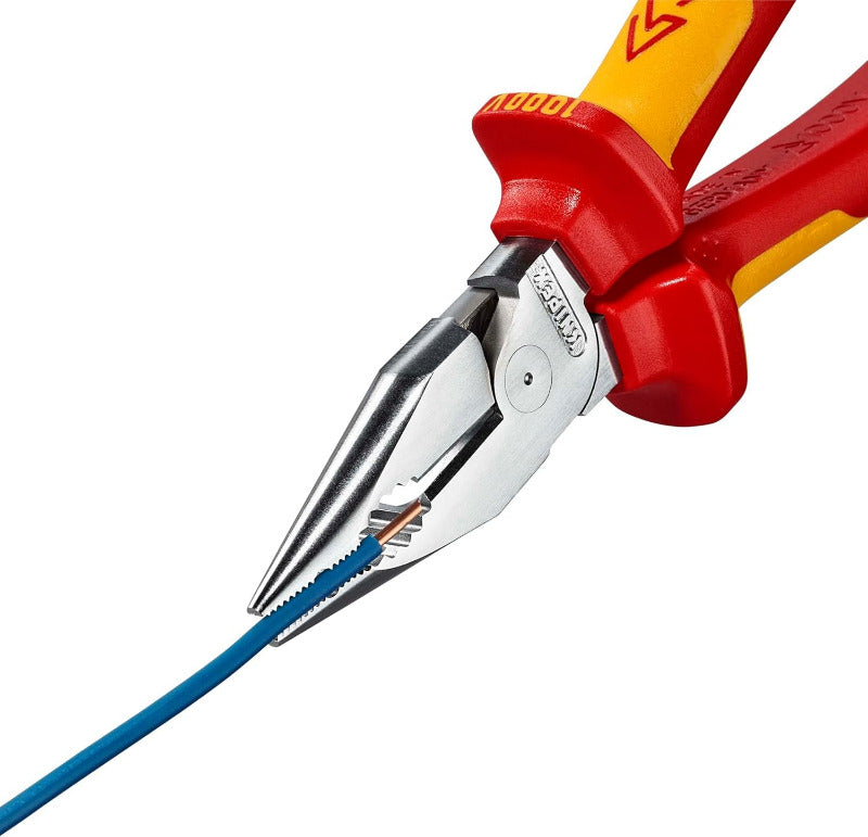KNIPEX 08 26 185 VDE Needle‑Nose Combination Pliers – 185 mm