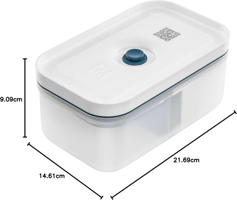 ZWILLING Fresh & save Vakuum Lunchbox, Größe L, Kunststoff, Semitransparent-La Mer