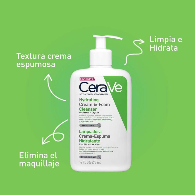 Cerave Feuchtigkeitsspendende Reinigungscreme Für Normale Bis Trockene Haut, 473 Ml