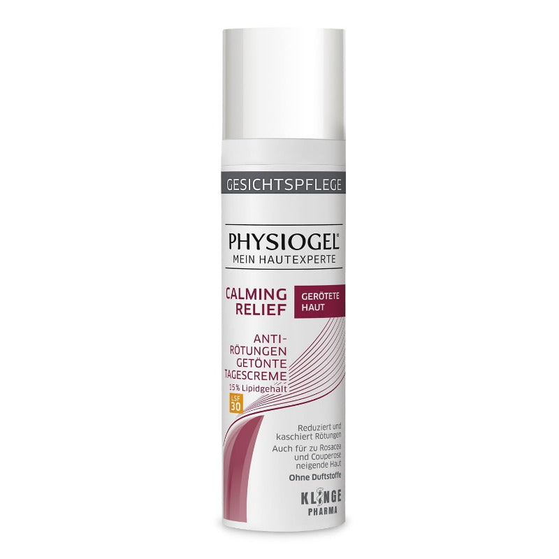 PHYSIOGEL Calming Relief Anti-Rötungen Serum - Beruhigende Gesichtspflege Für Zu Rosacea Und Couperose Neigende Haut - anti Rötung Gesichtsserum Mit Ceramiden, Glycerin, AHA Und Endothelyol - 30 Ml