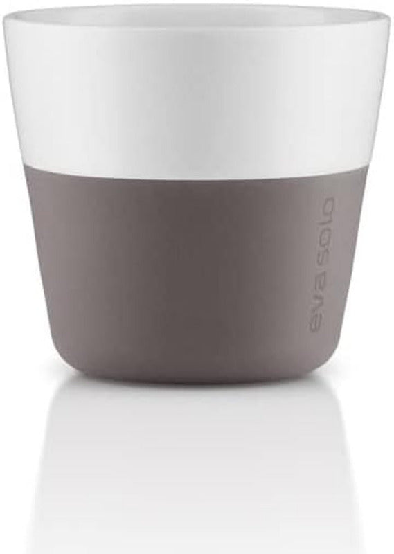 EVA SOLO Lungo Coffee Cups – Set of 2 × 230 ml (Grey)