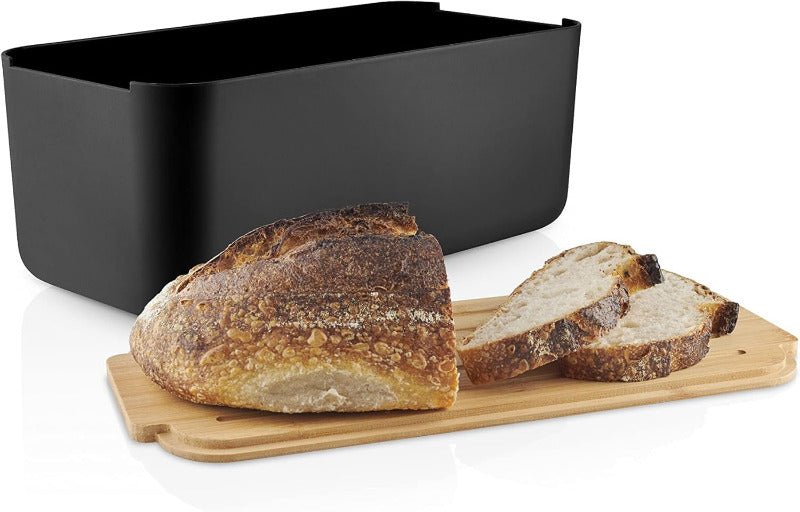 EVA SOLO Bread Bin – Black & Bamboo (9 L)