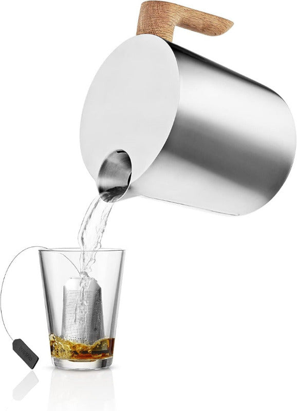 EVA SOLO | Nordic Kitchen Wasserkessel, Induktionsfähig 1,0 L |Blitzschnelles Kochen Von Wasser per Induktion | Stainless Steel