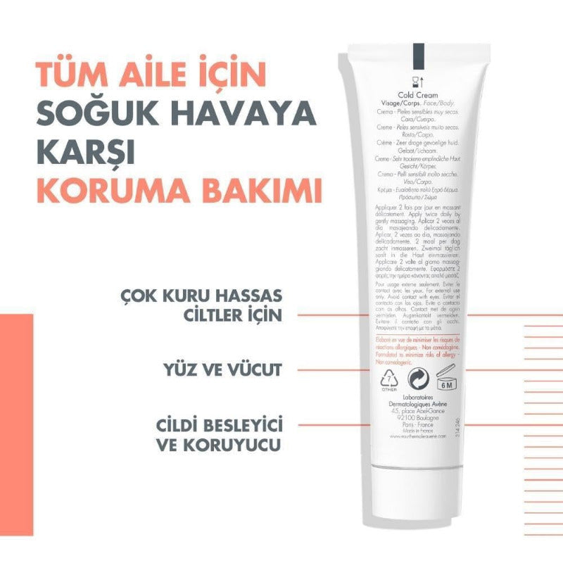 Avène Cold Cream Creme, 40 Ml