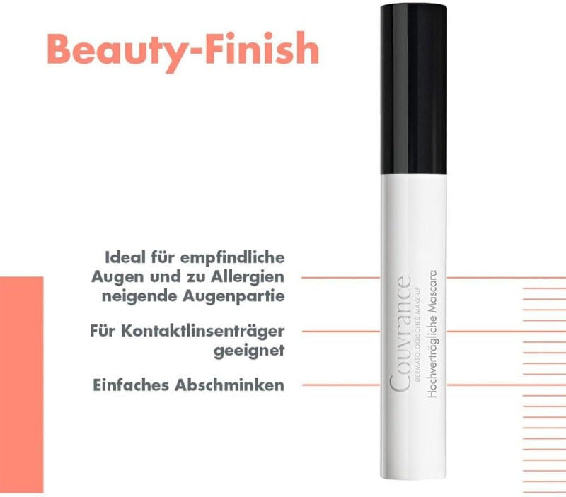 Avène Couvrance High Tolerance Mascara – Black, 1 Stick