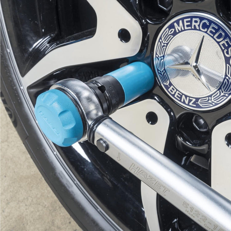 HAZET Steckschlüssel-Satz 903SPC/3 I 12,5 Mm Vierkantantrieb (1/2 Zoll), 17-21 Mm Schlüsselweite, Mit Kunststoffhülse I Materialschonende Radmontage Bei Reifen Mit Alu-Felgen