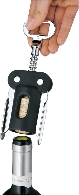 WMF Clever&More Corkscrew Wine Opener – 20 cm With Foil Cutter and Bottle Opener