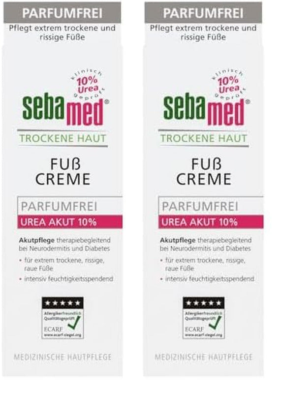 SEBAMED Dry Skin Foot Cream Urea Acute 10% 100 ml Fragrance-Free