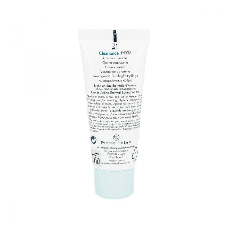 AVENE Cleanance Hydra Soothing Moisturiser - 40ml Emulsion