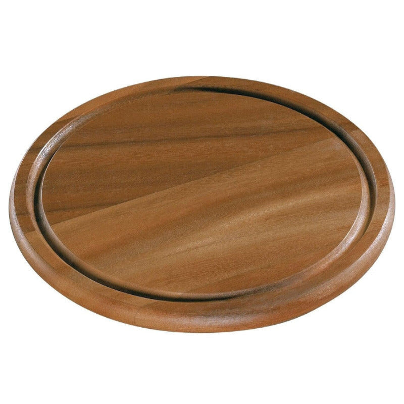 0000055061 Steakplatte, Akazie Durchmesser 25 Cm, Holz, Braun