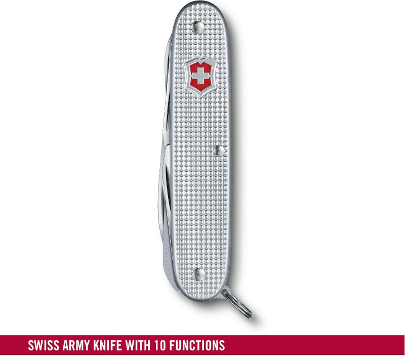 Victorinox Farmer X Alox 93mm Silver | 10-Function Swiss Army Knife