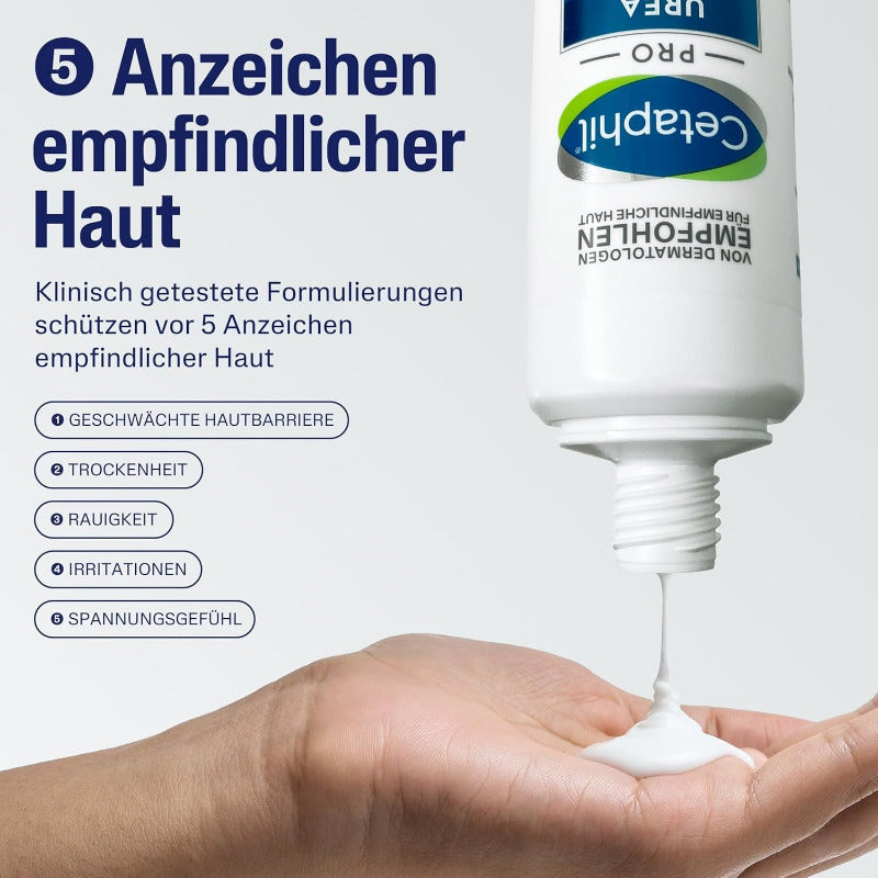 CETAPHIL PRO Urea 10 Prozent Intensiv Aufbauende Feuchtigkeitslotion, 200Ml, Für Extrem Trockene, Schuppige Haut Am Körper, Regeneriert Intensiv Und Reduziert Trockenheit Langfristig
