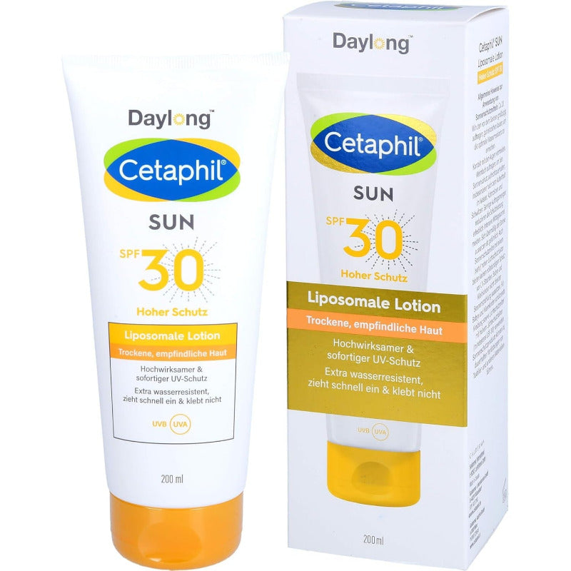 CETAPHIL Sun LSF 30 Liposomale Lotion – Broad-Spectrum Sunscreen for Sensitive Skin (200ml)