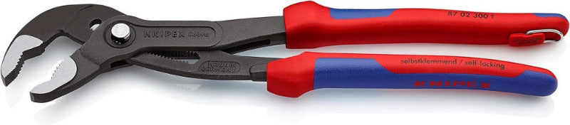 KNIPEX Cobra 300mm Hightech Water Pump Pliers with Multi-Component Grip & Fall Protection Loop – 87 02 300 T
