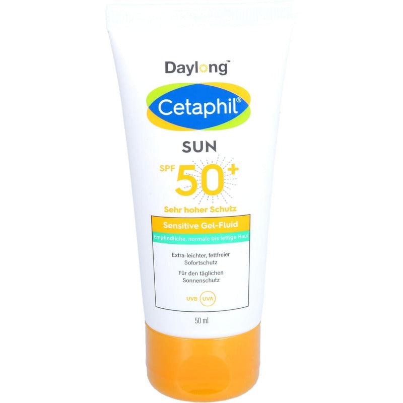 CETAPHIL Sun Daylong SPF 50+ Sens.Gel-Fluid Gesich 50 Ml