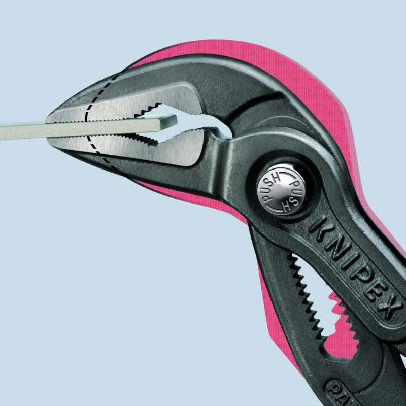 KNIPEX Cobra ES Extra-Slim Water Pump Pliers 250mm – Anti-Slip Grip | 87 51 250