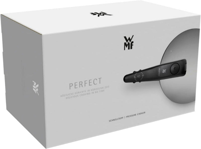 WMF Perfect One Pot Pressure Cooker 2.5L – Induction Ready, 2 Cooking Levels, One-Hand Operation, Polished Cromargan® Stainless Steel