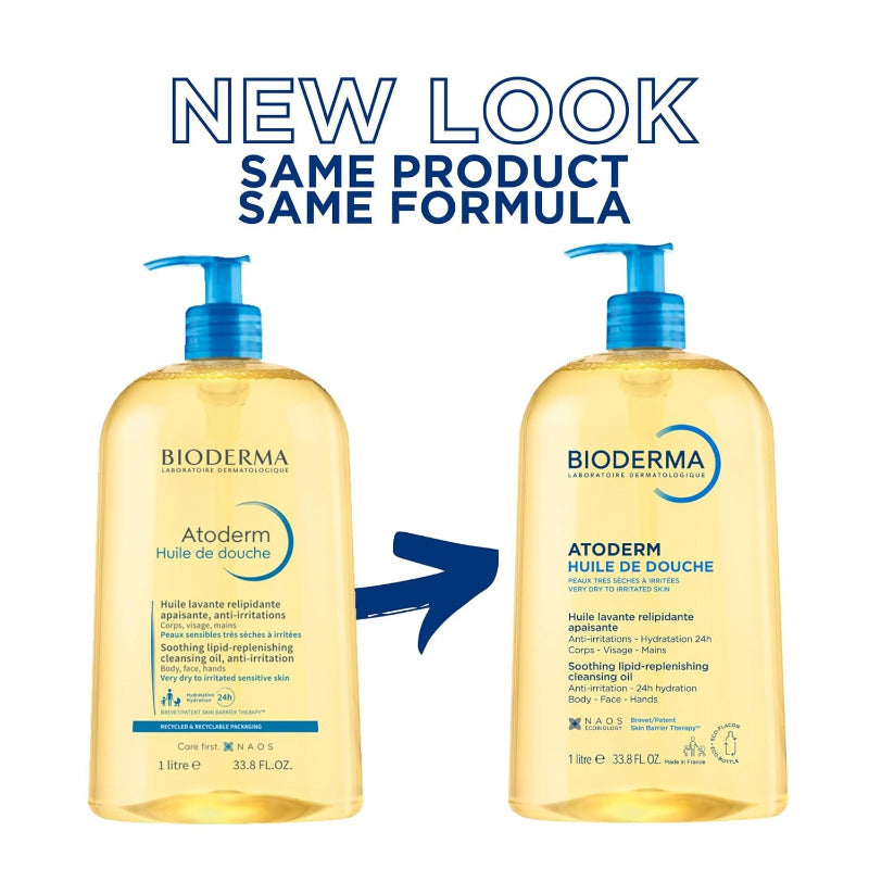 BIODERMA Atoderm Ultra-Nourishing Anti-Irritation Shower Oil 1L