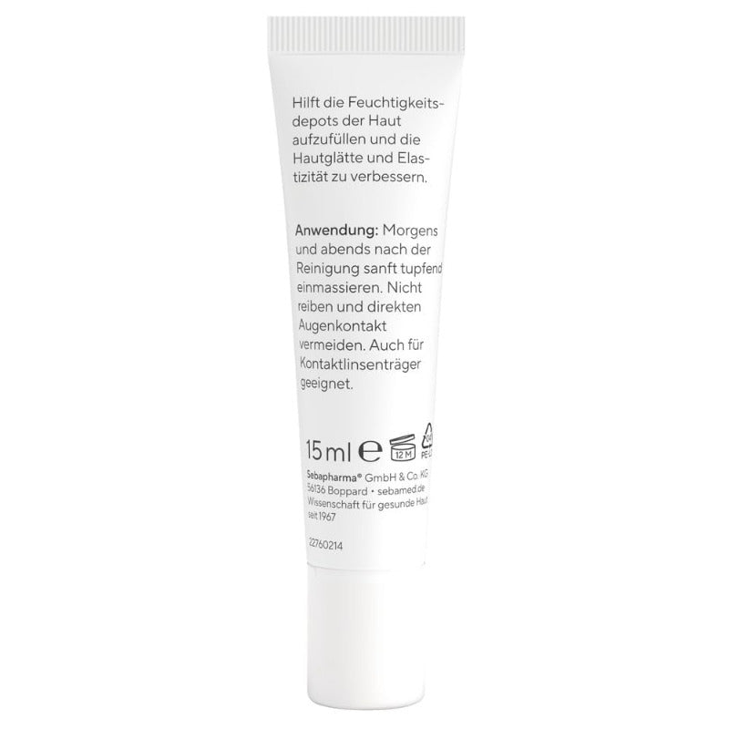 SEBAMED Anti-Aging Augencreme Q10, Augenpflege Mit Hyaluronsäure & Phyto-Peptiden, Gegen Falten Und Augenringe, Für Männer Und Frauen, Faltenglättung Bei 81%* Bestätigt