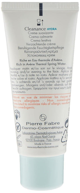 AVENE Cleanance Moisturizing Cream - 40ml for Blemish-Prone Skin