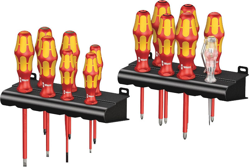 Wera Big Pack 900 Screwdriver Set Kraftform – 13-Piece Chisel Driver Set with Rack