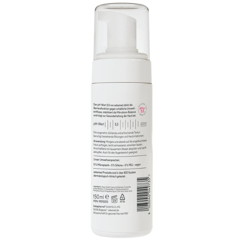 SEBAMED Anti-Redness Fragrance-Free Gentle Cleansing Foam – 150ml