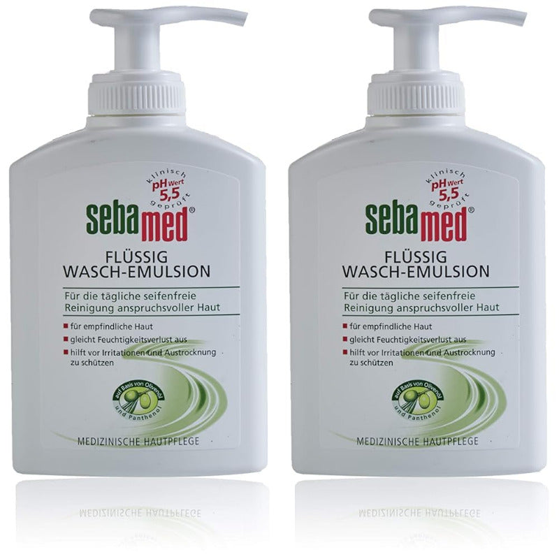SEBAMED Liquid Face & Body Wash Olive - 200 ml for Sensitive Skin