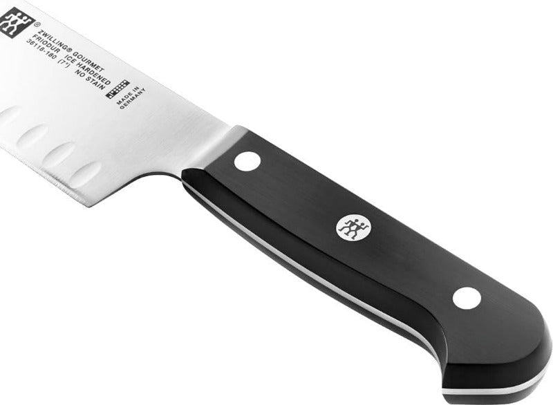 ZWILLING Gourmet Santoku Knife 18 cm – German-Made, Stainless Steel, Asian-Style Chef’s Knife with Ergonomic Handle