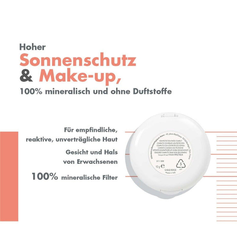 Avène Kompaktsonnencreme SPF 50 Sand